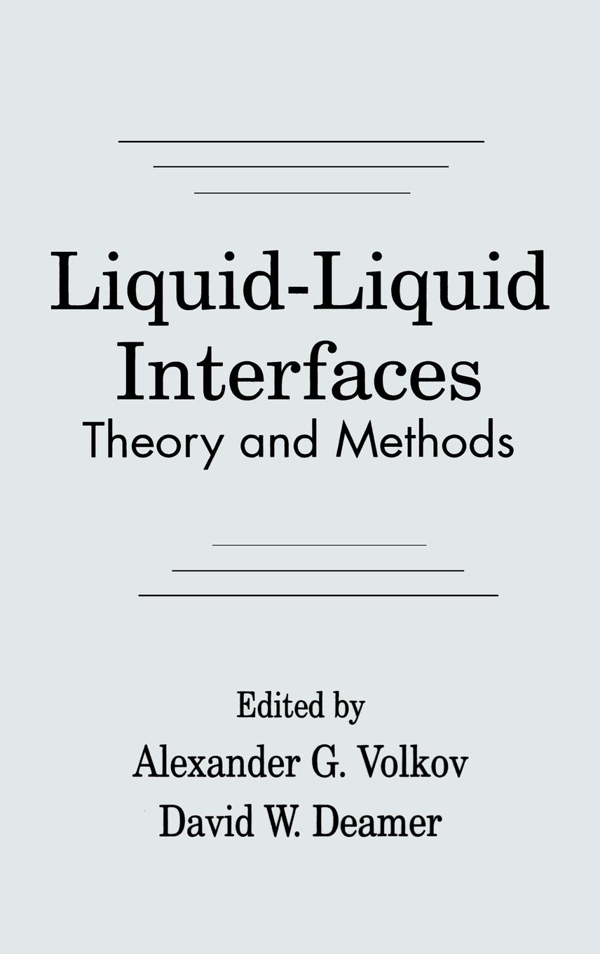 Vorderes Coverbild Liquid-Liquid InterfacesTheory and Methods