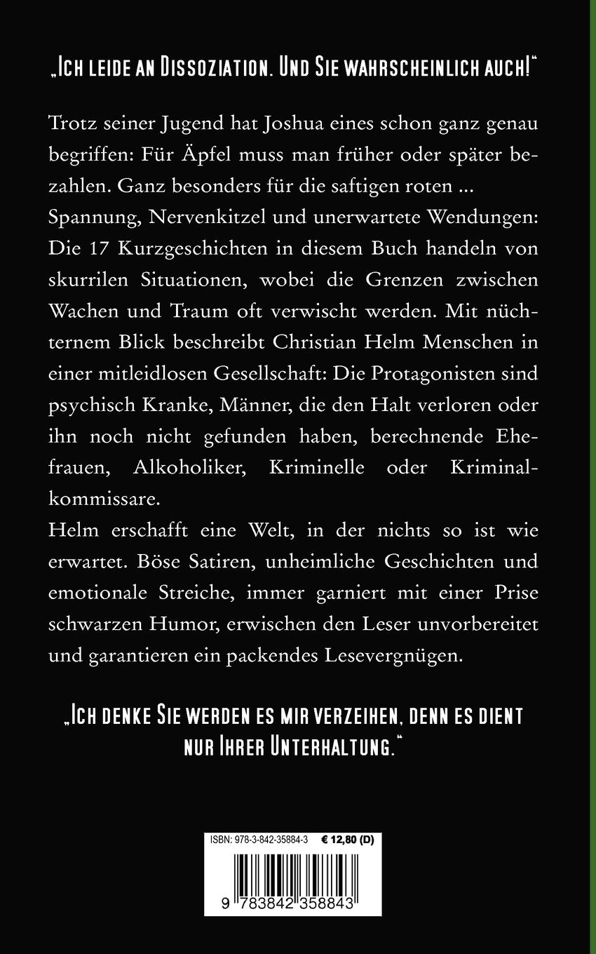Rückseitencover Das System der Äpfel