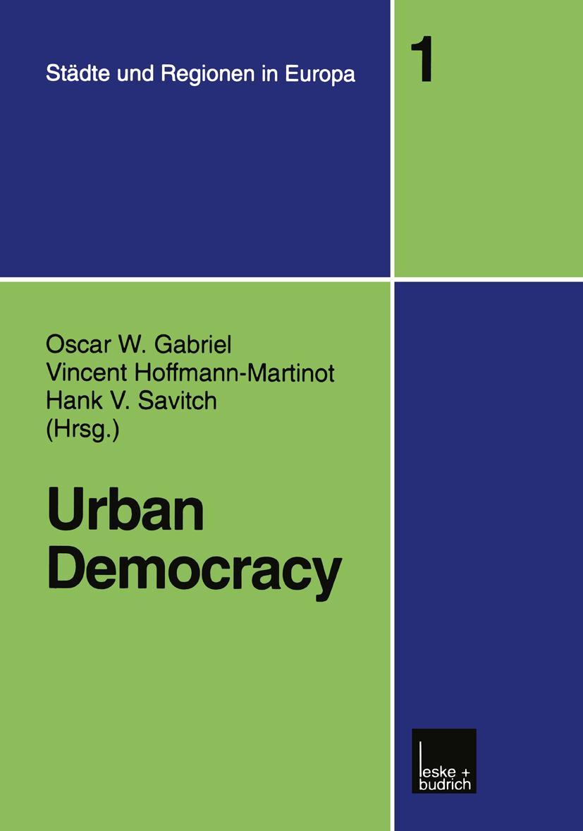 Vorderes Coverbild Urban Democracy
