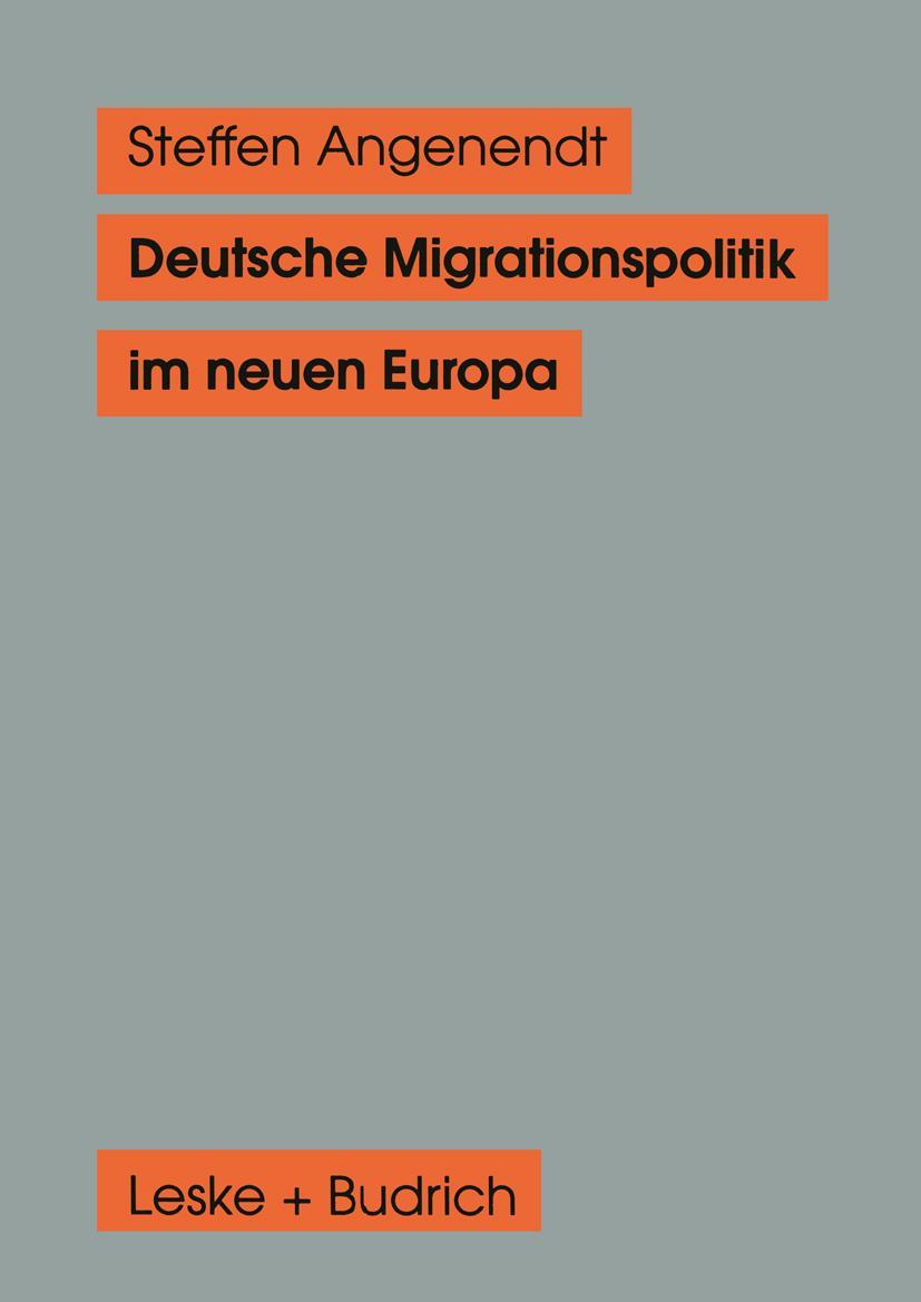 Vorderes Coverbild Deutsche Migrationspolitik im neuen Europa
