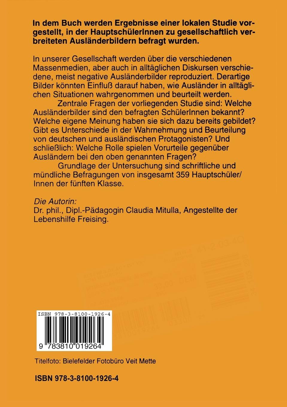 Rückseitencover Die Barriere im Kopf