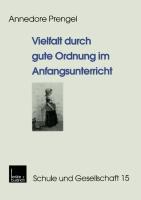 Vorderes Coverbild Vielfalt durch gute Ordnung im Anfangsunterricht