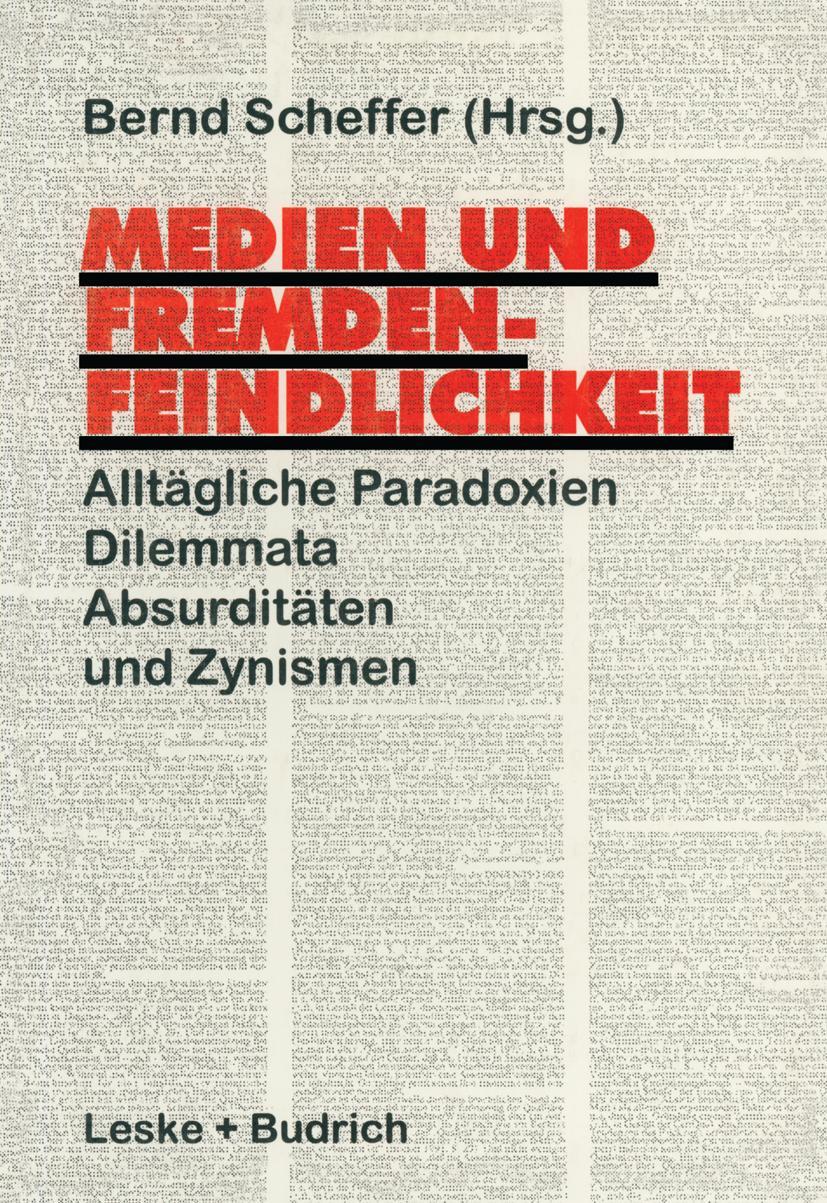 Vorderes Coverbild Medien und Fremdenfeindlichkeit