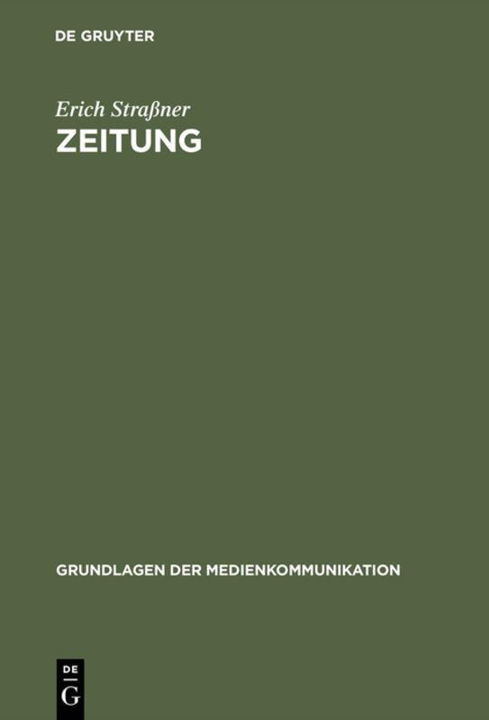 Vorderes Coverbild Zeitung