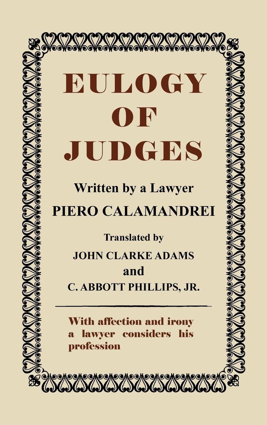 Vorderes Coverbild Eulogy of Judges
