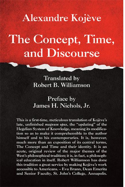 Vorderes Coverbild The Concept, Time, and Discourse