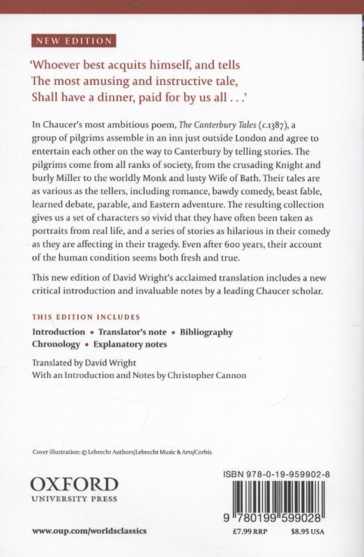 Rückseitencover The Canterbury Tales