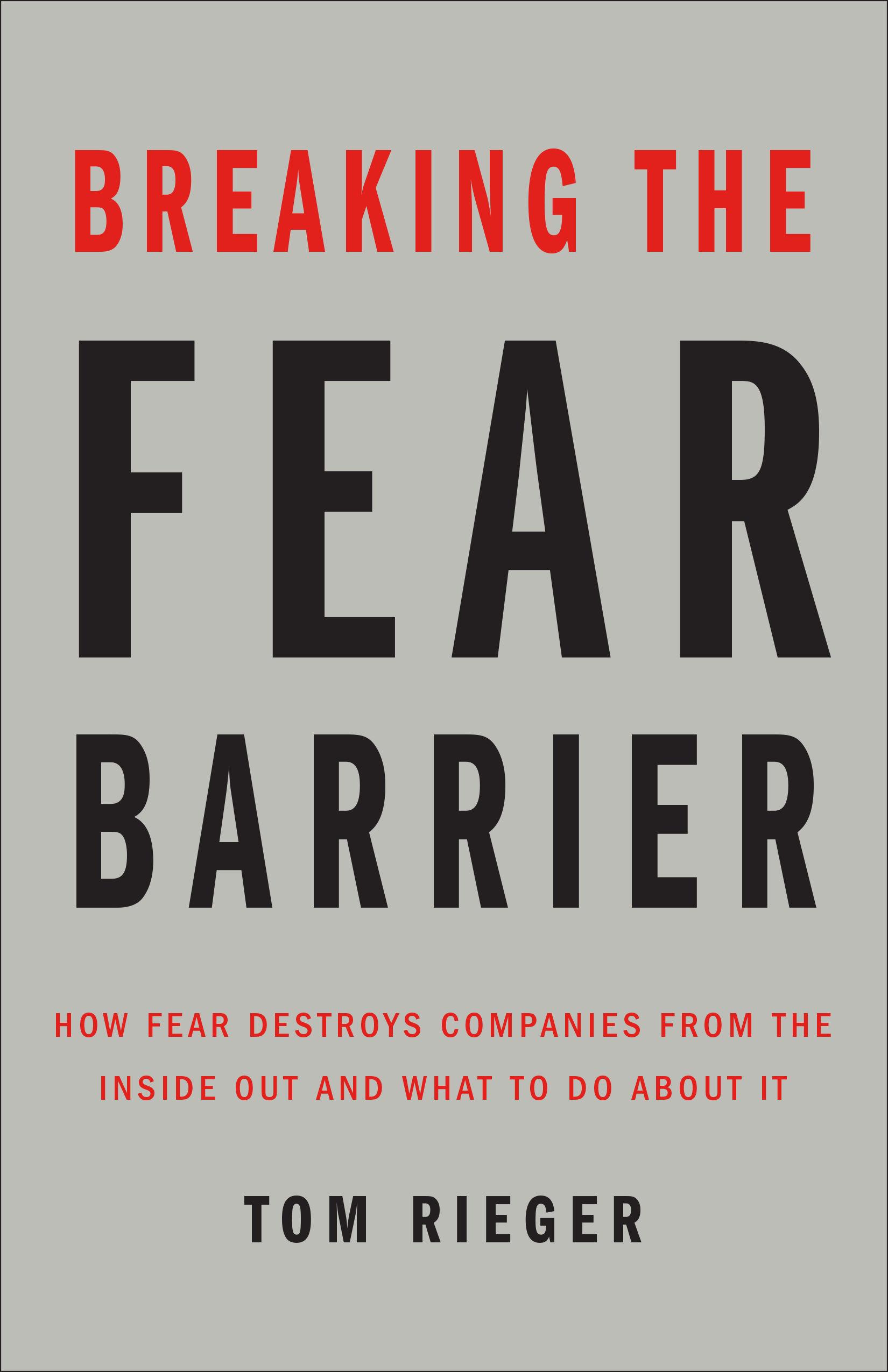 Vorderes Coverbild Breaking the Fear Barrier