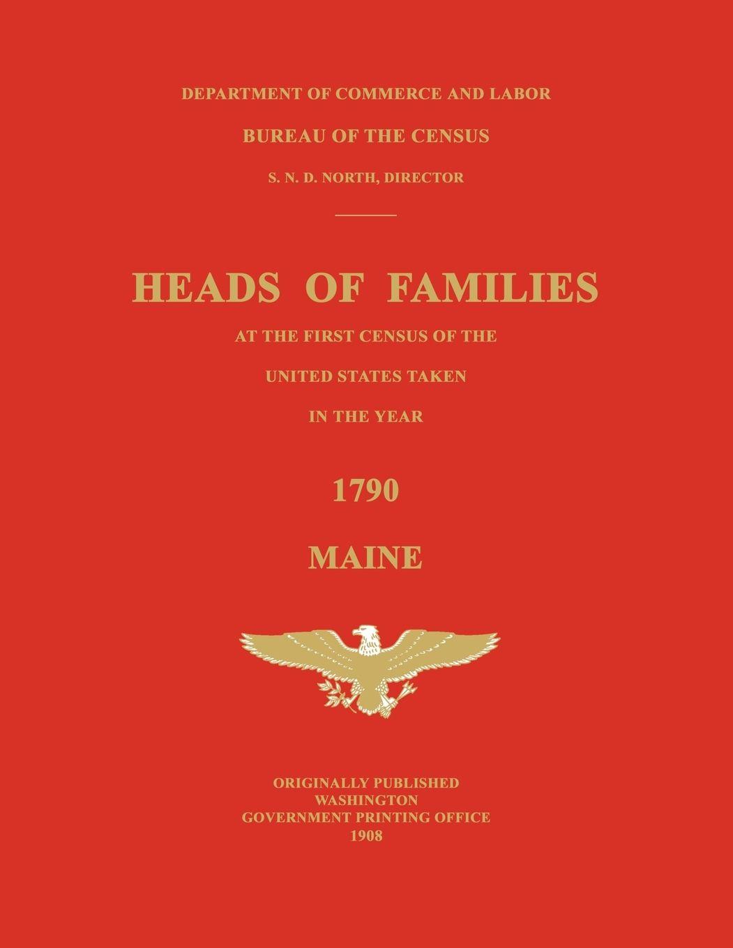 Vorderes Coverbild Heads of Families at the First Census of the United States Taken in the Year 1790