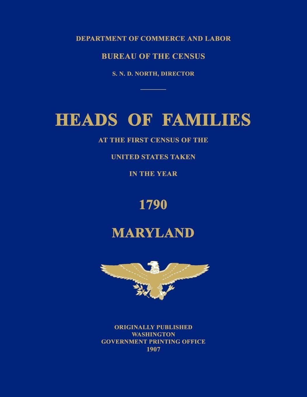 Vorderes Coverbild Heads of Families at the First Census of the United States Taken in the Year 1790