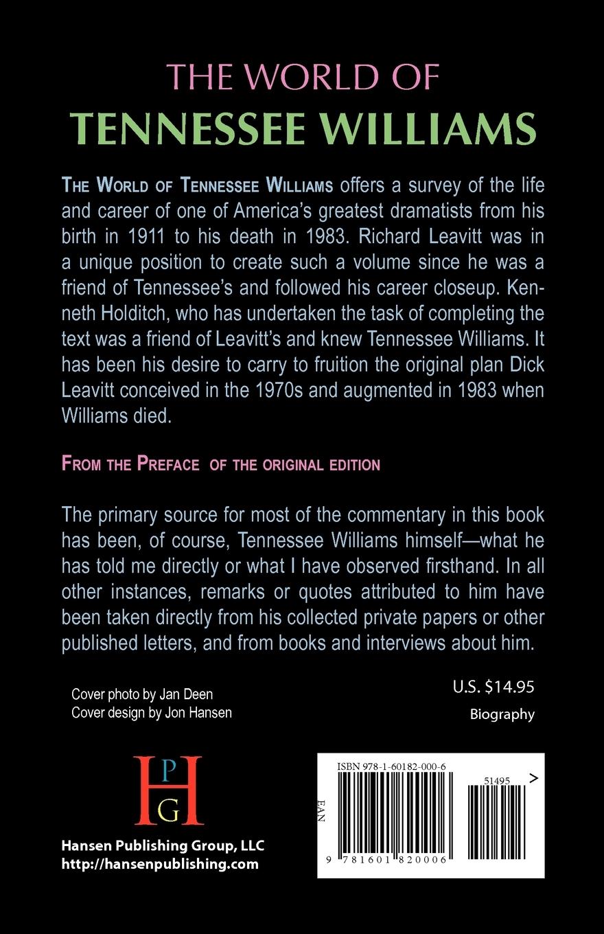 Rückseitencover The World of Tennessee Williams