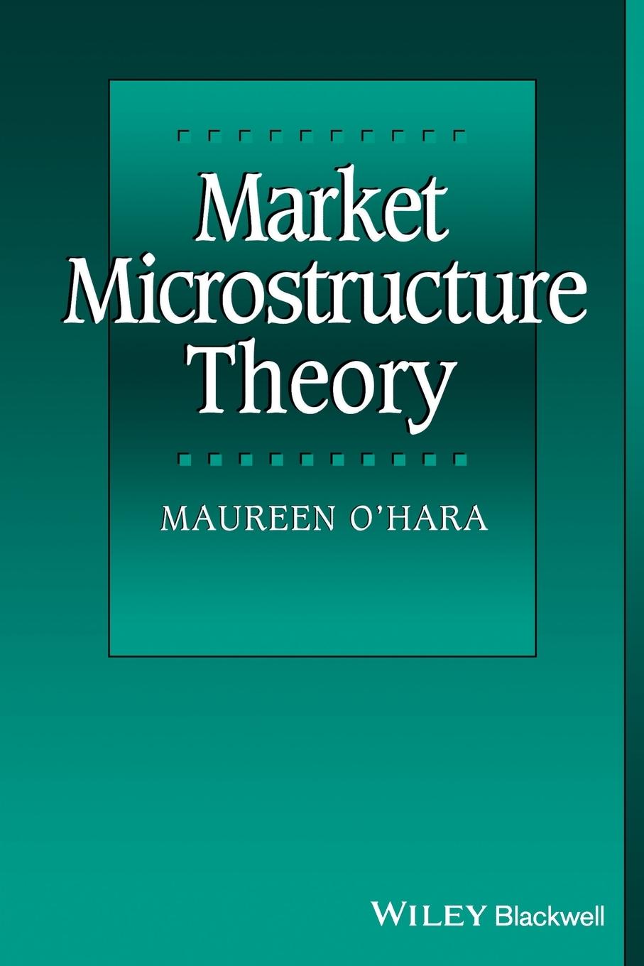 Vorderes Coverbild Market Microstructure Theory