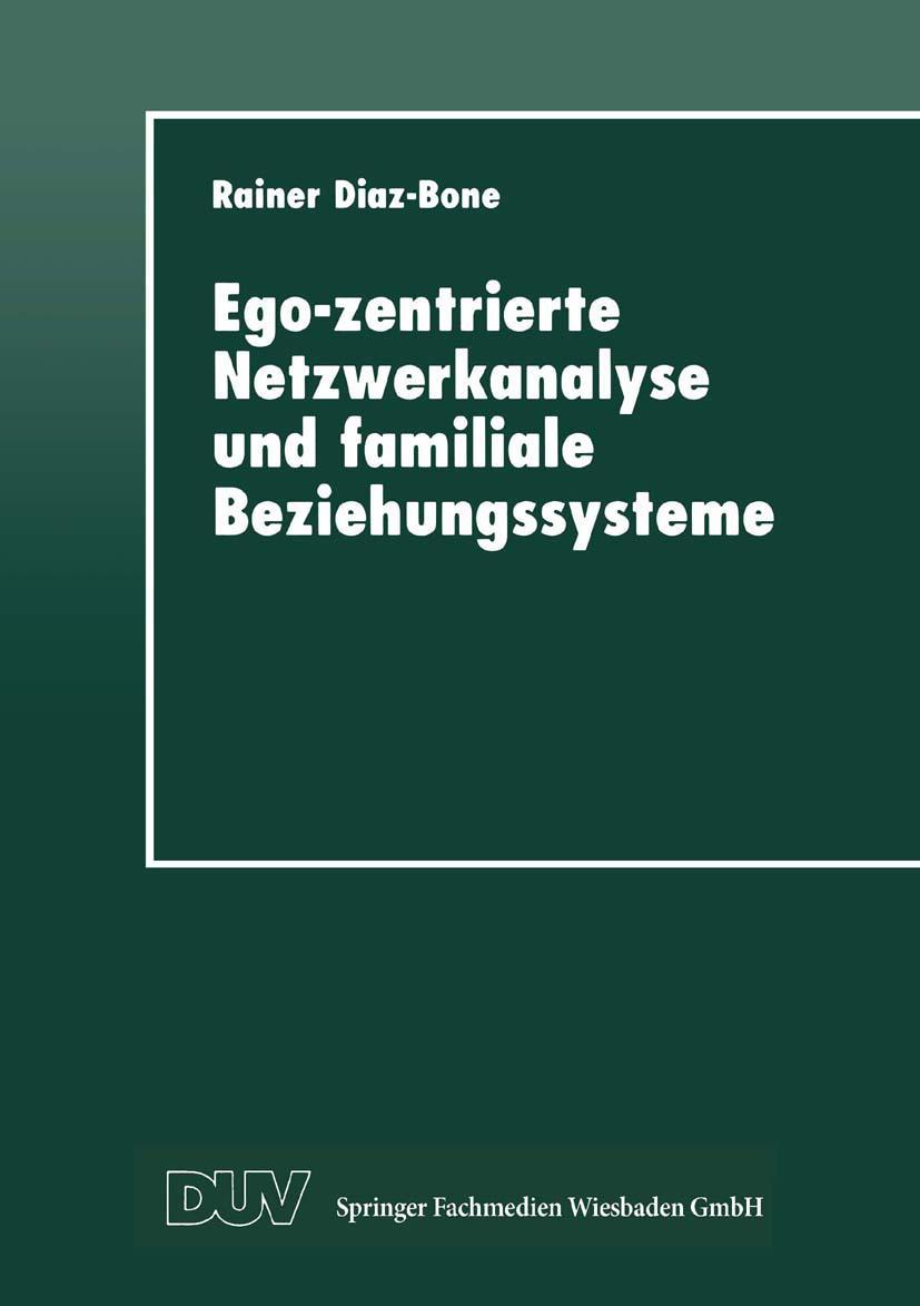 Vorderes Coverbild Ego-zentrierte Netzwerkanalyse und familiale Beziehungssysteme