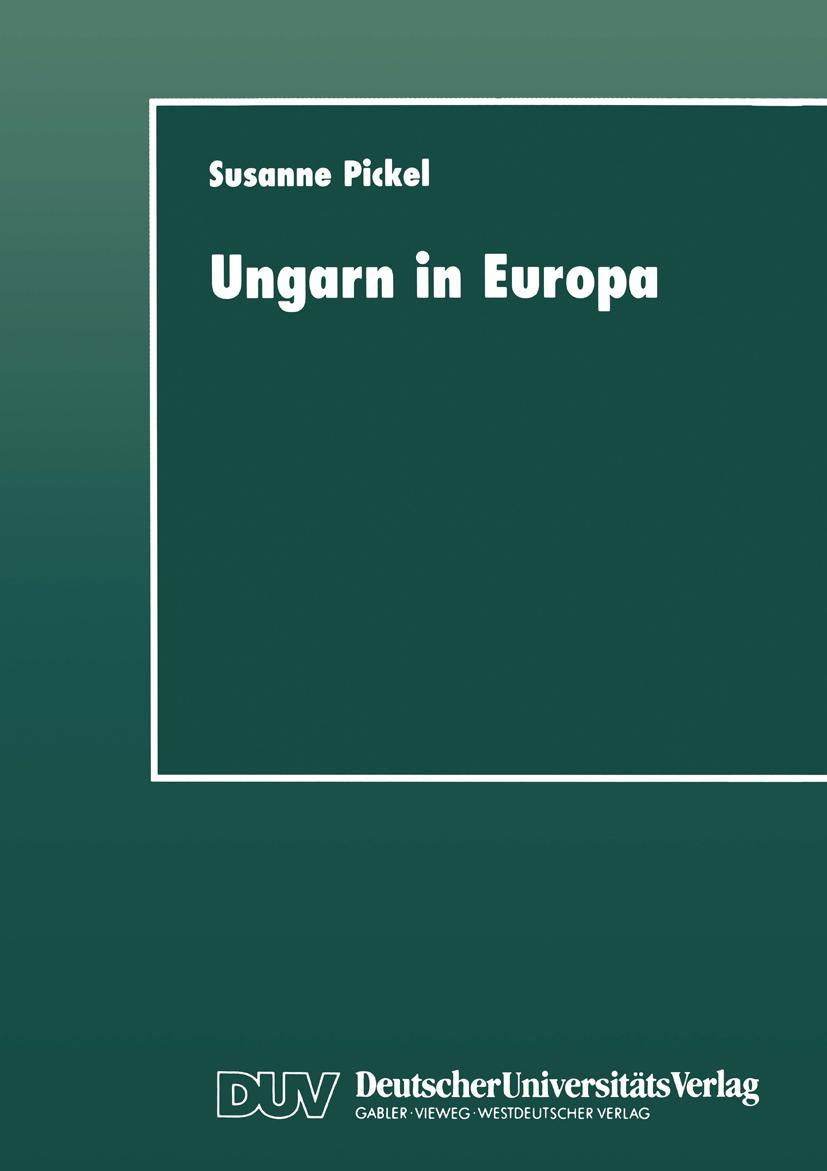 Vorderes Coverbild Ungarn in Europa