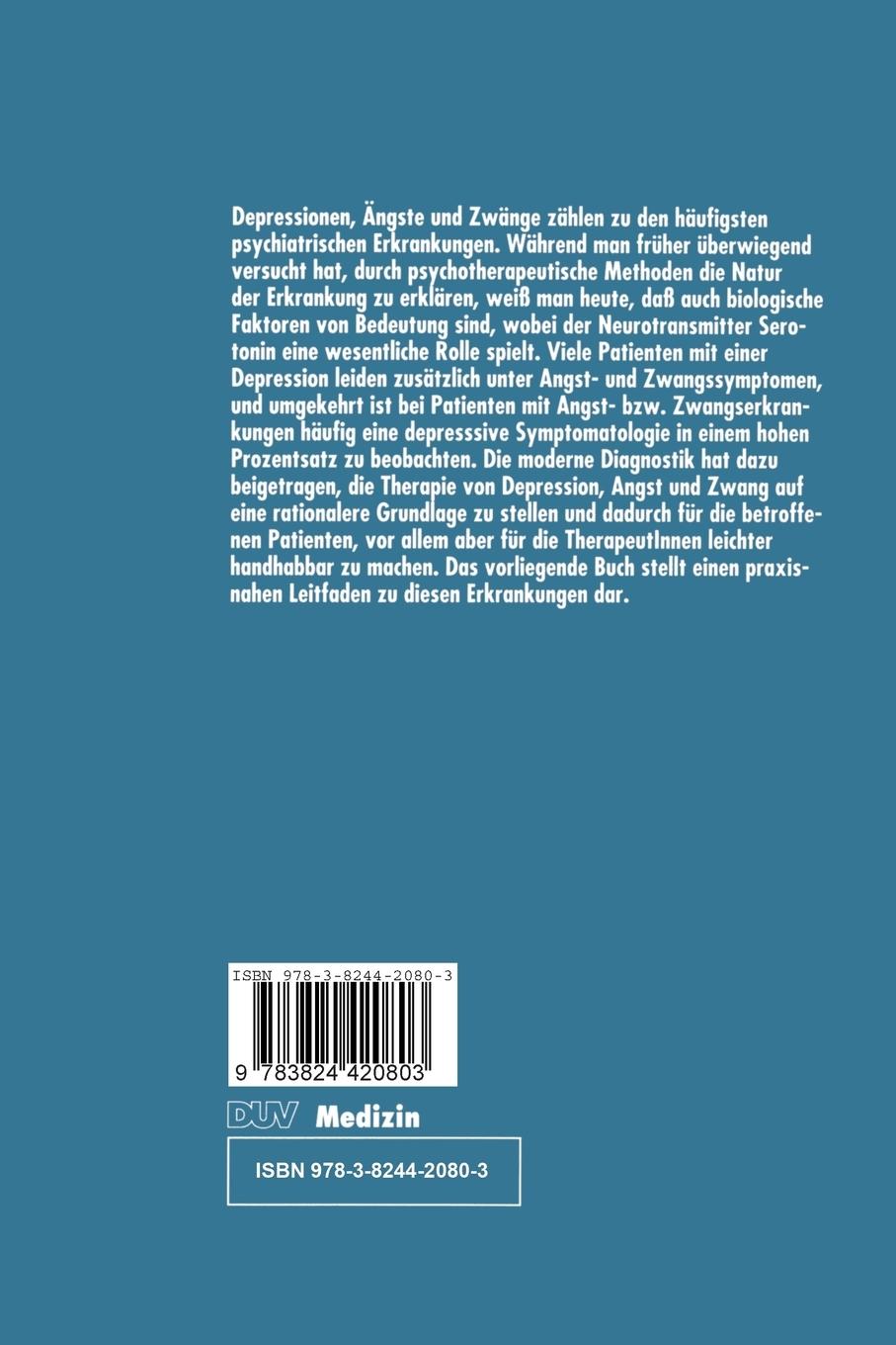 Rückseitencover Depression, Angst und Zwang