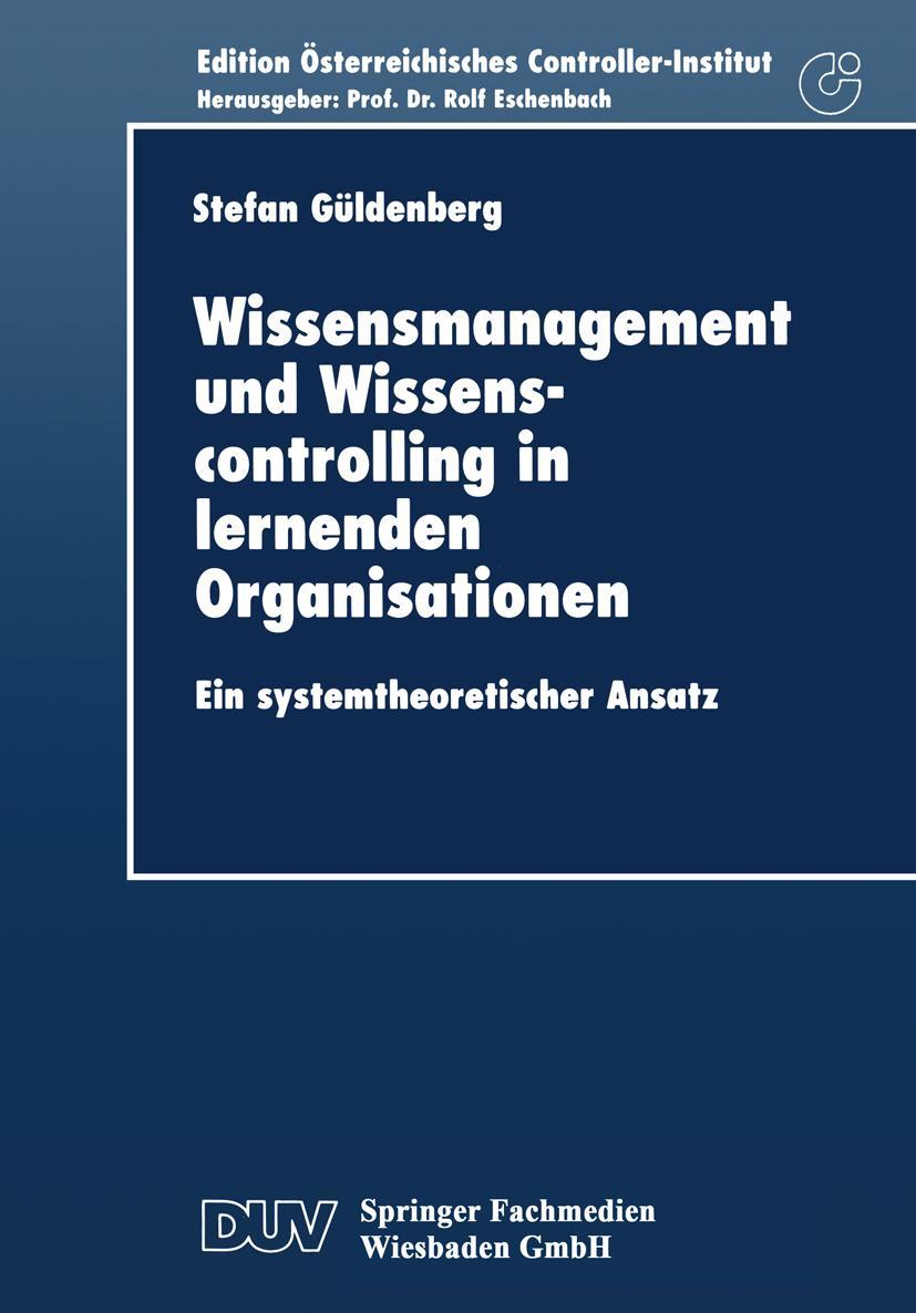 Vorderes Coverbild Wissensmanagement und Wissenscontrolling in lernenden Organisationen