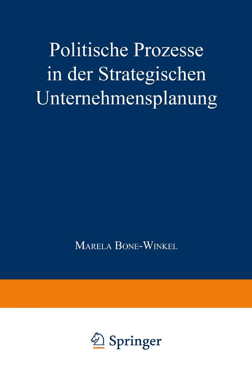 Vorderes Coverbild Politische Prozesse in der Strategischen Unternehmensplanung