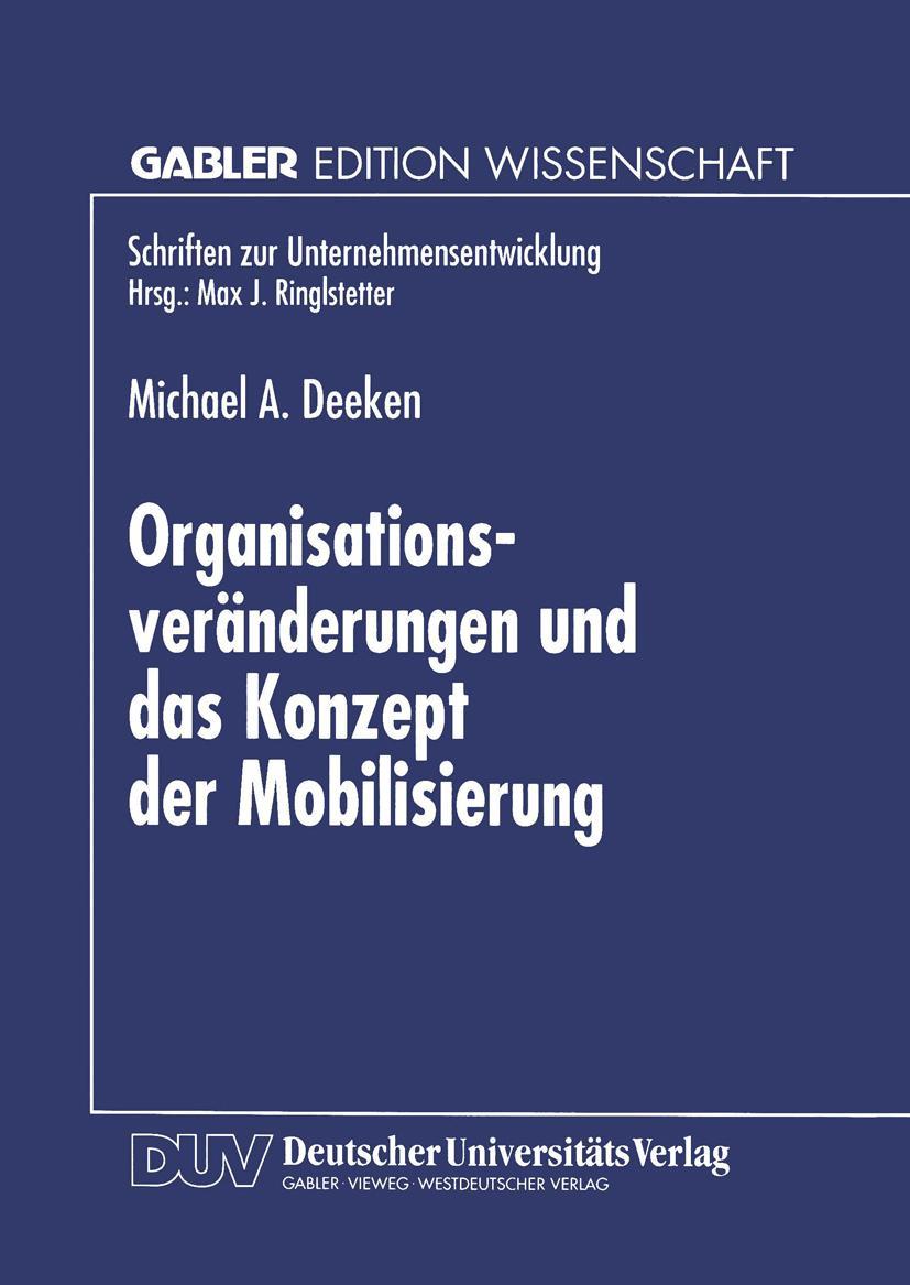 Vorderes Coverbild Organisationsveränderungen und das Konzept der Mobilisierung