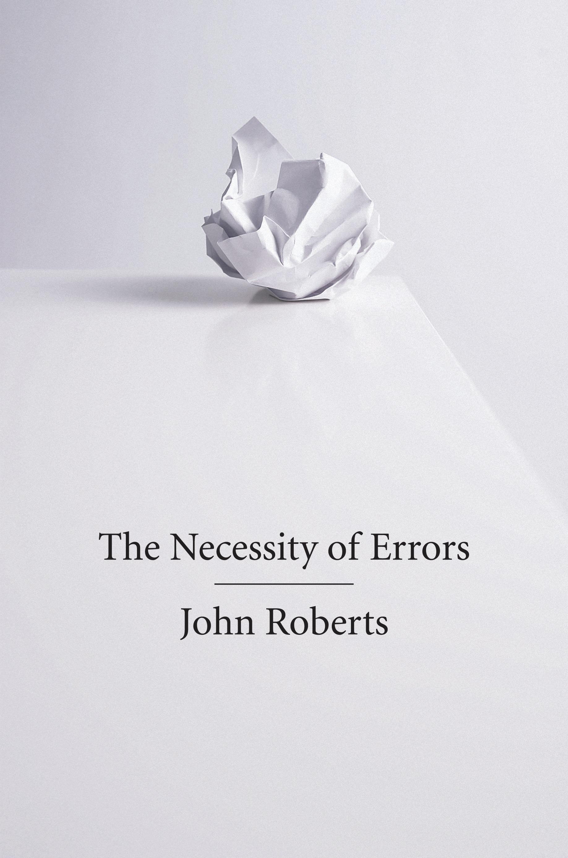 Vorderes Coverbild The Necessity of Errors