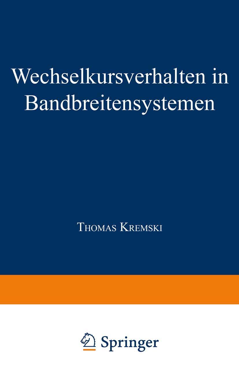 Vorderes Coverbild Wechselkursverhalten in Bandbreitensystemen