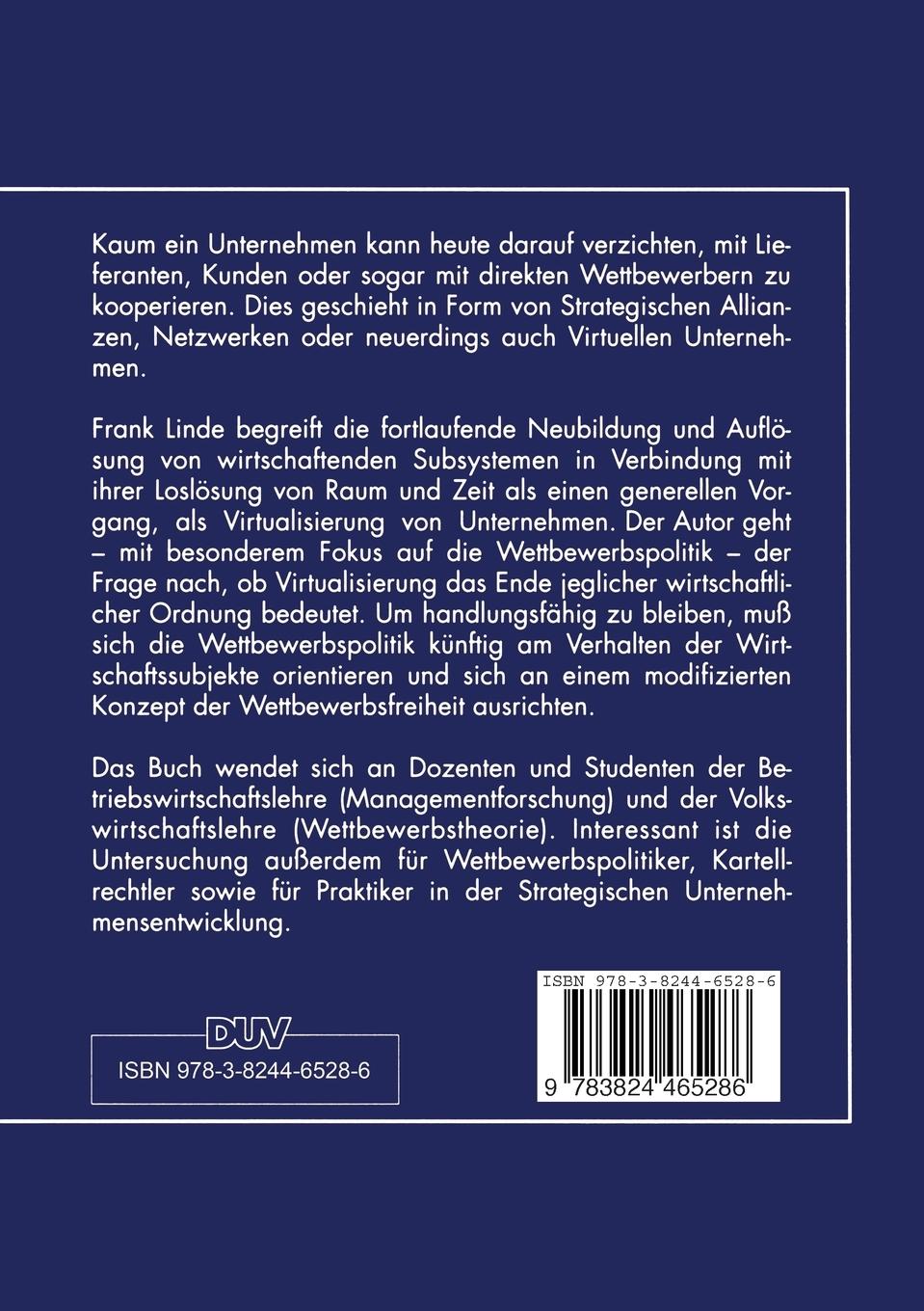 Rückseitencover Virtualisierung von Unternehmen