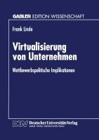 Vorderes Coverbild Virtualisierung von Unternehmen