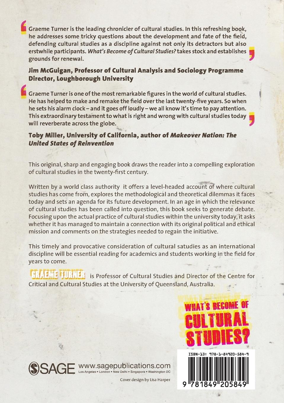 Rückseitencover What's Become of Cultural Studies?