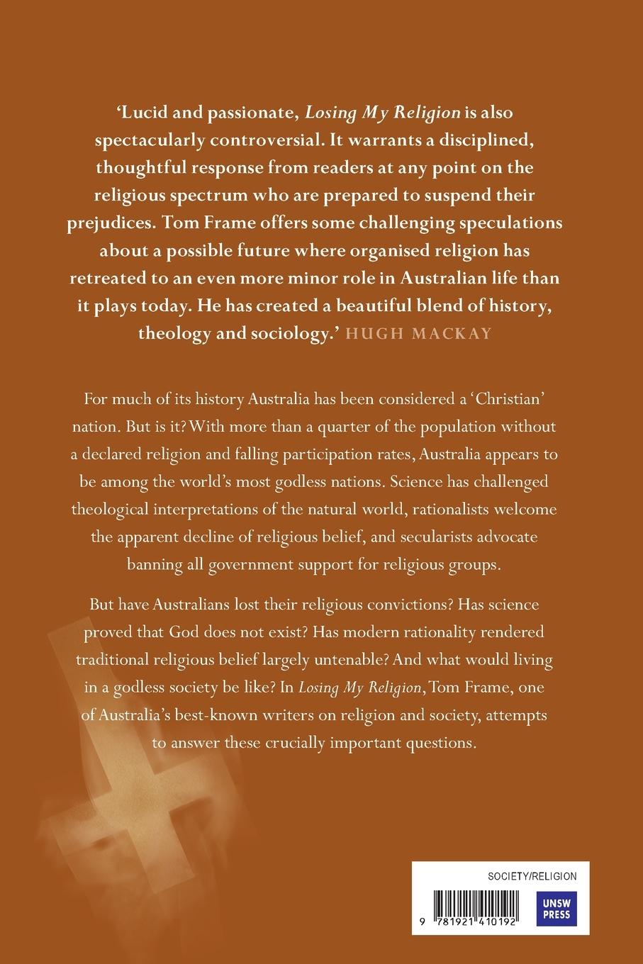 Rückseitencover Losing My Religion