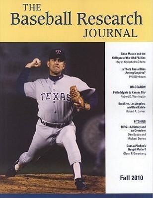 Vorderes Coverbild Baseball Research Journal (Brj), Volume 39 #2
