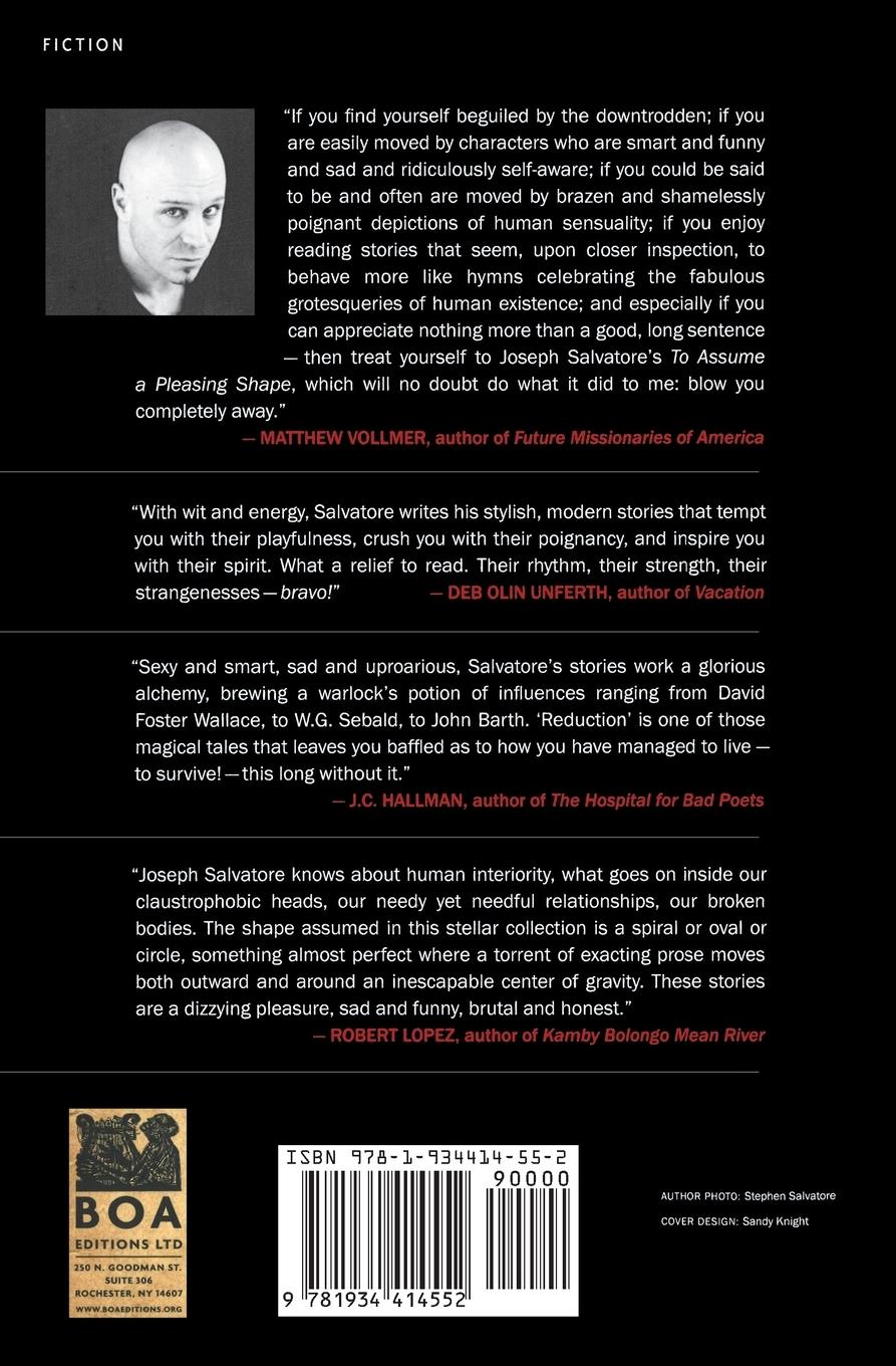 Rückseitencover To Assume a Pleasing Shape