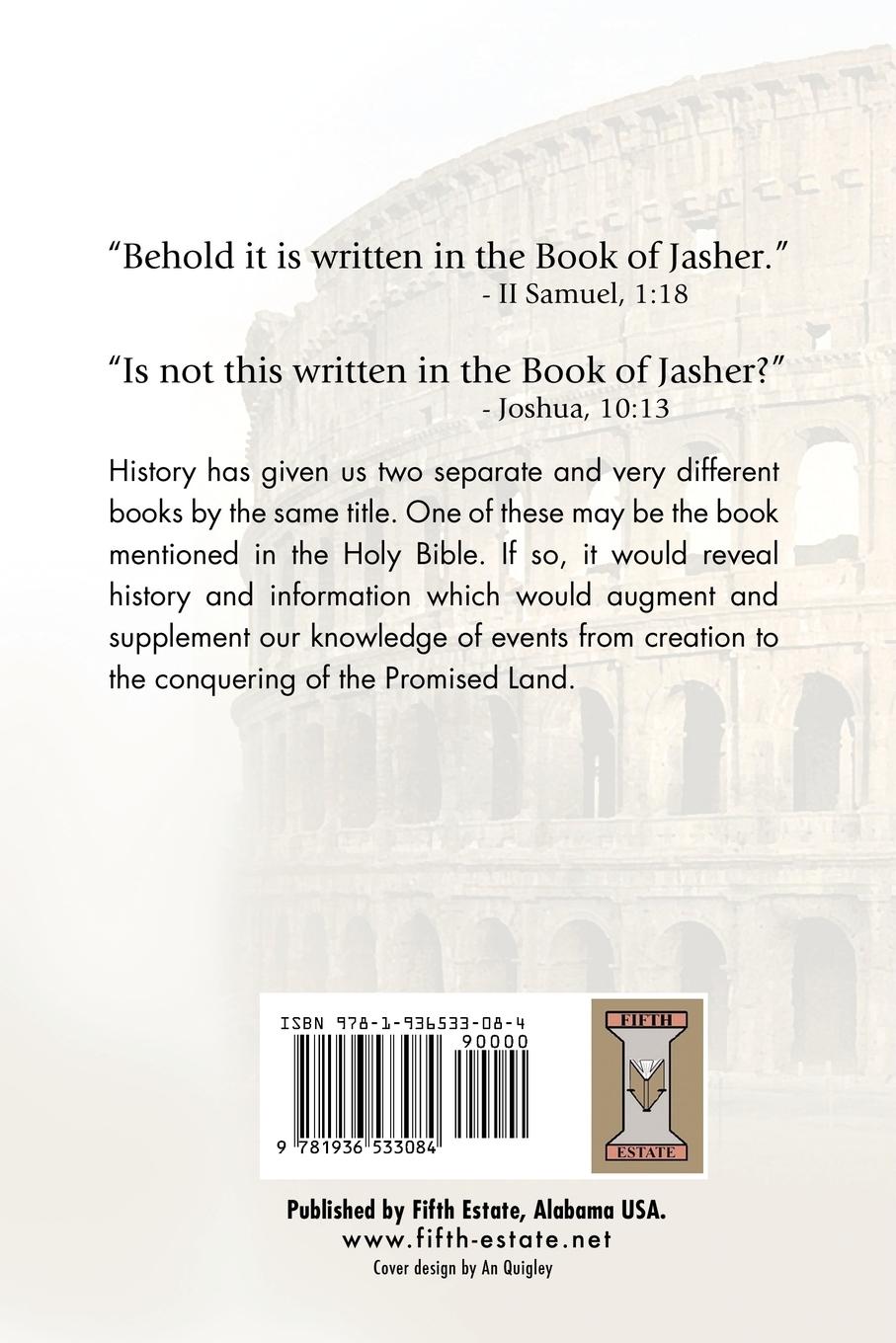 Rückseitencover The Books of Jasher