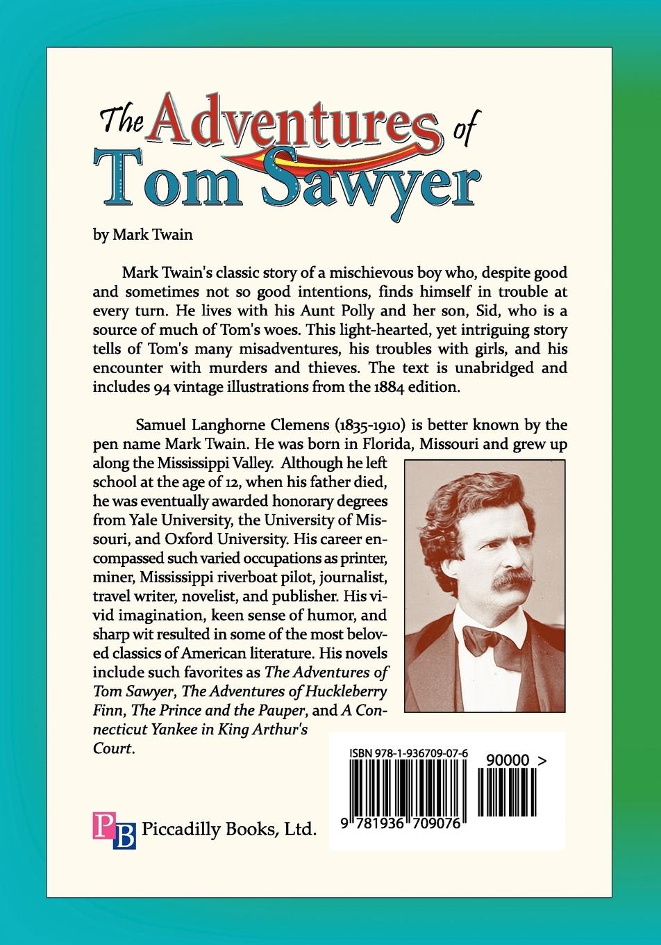 Rückseitencover The Adventures of Tom Sawyer