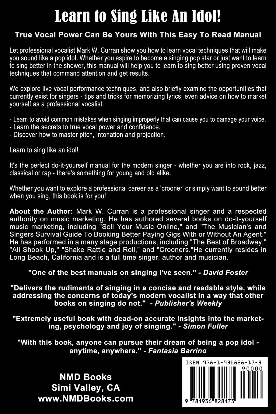 Rückseitencover Sing! Learn How To Sing Like An Idol