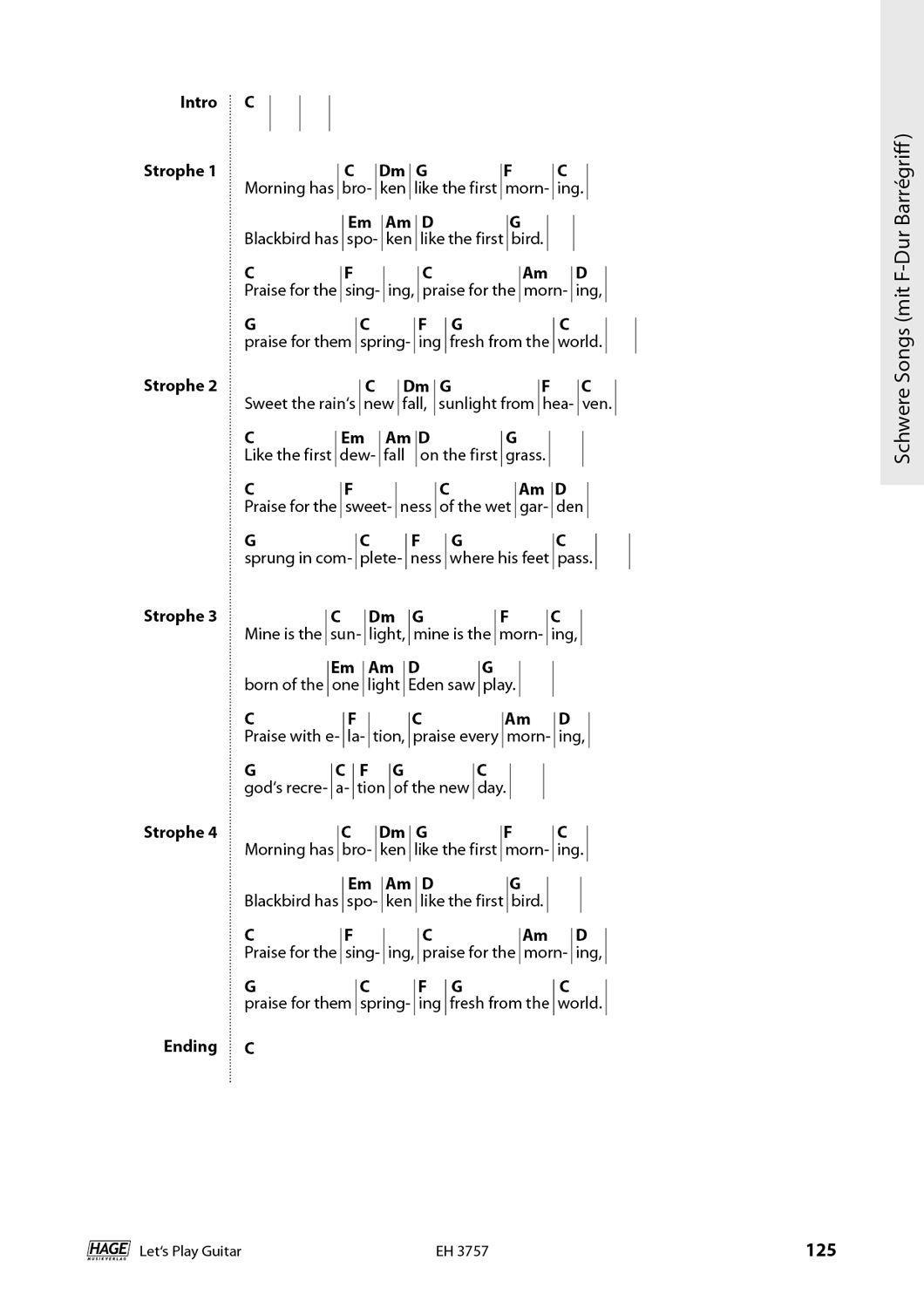 Beispielinhalt (Bild) Let's Play Guitar