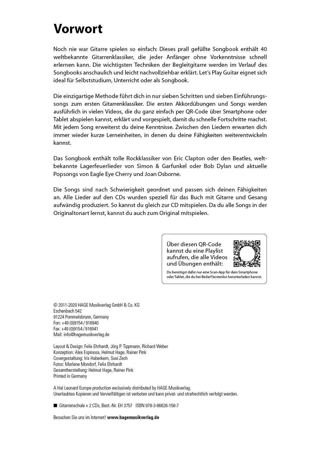 Beispielinhalt (Bild) Let's Play Guitar