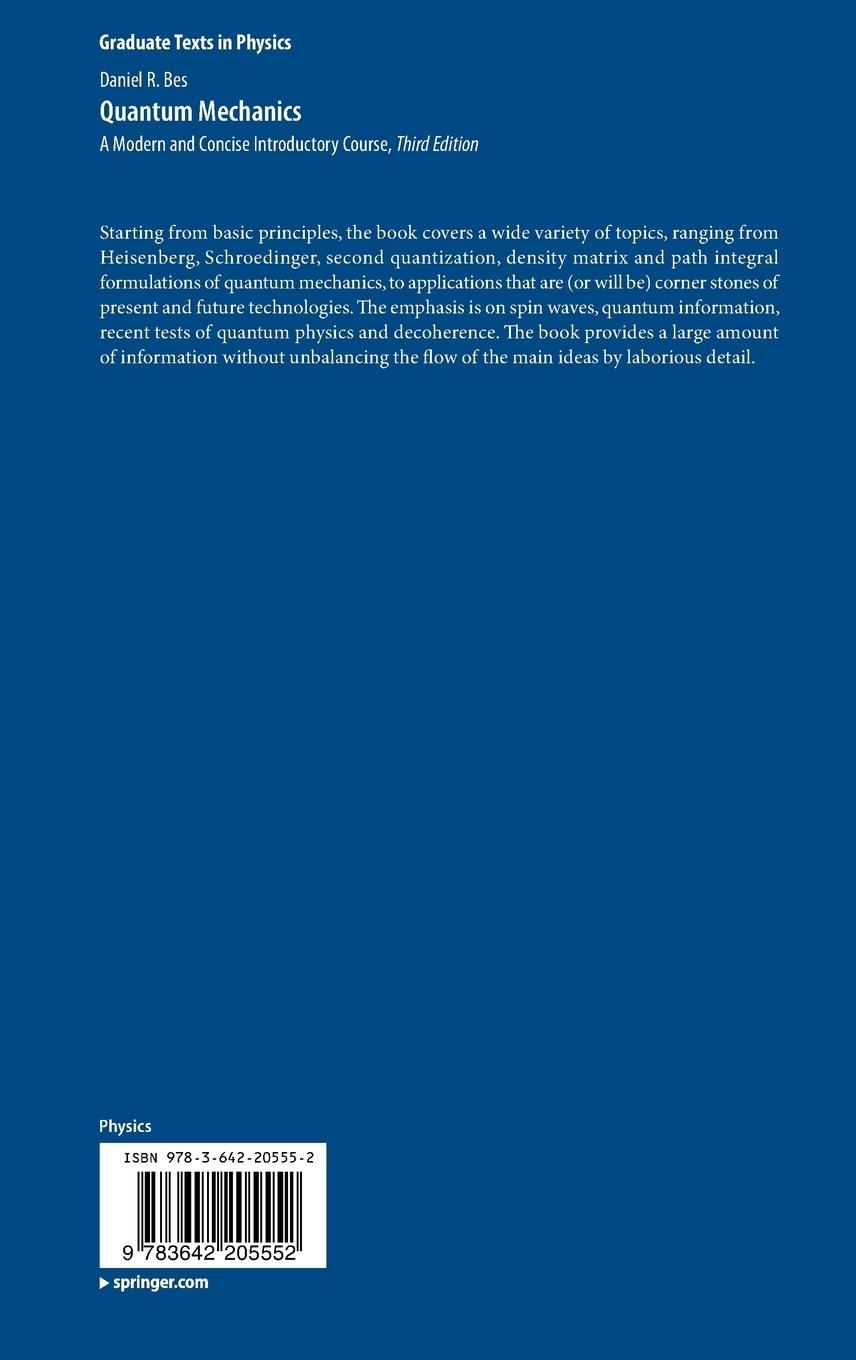 Rückseitencover Quantum Mechanics