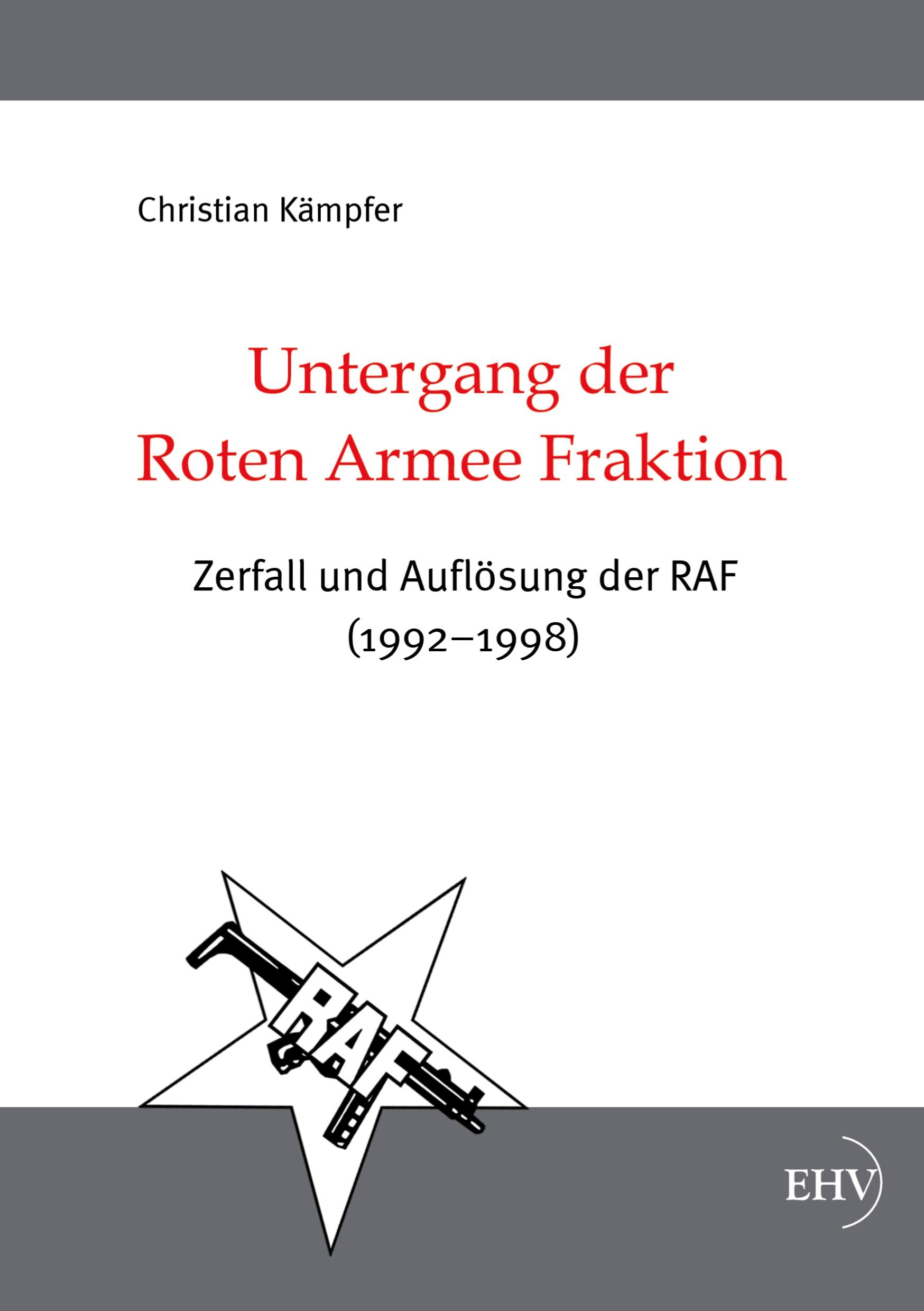 Vorderes Coverbild Untergang der Roten Armee Fraktion