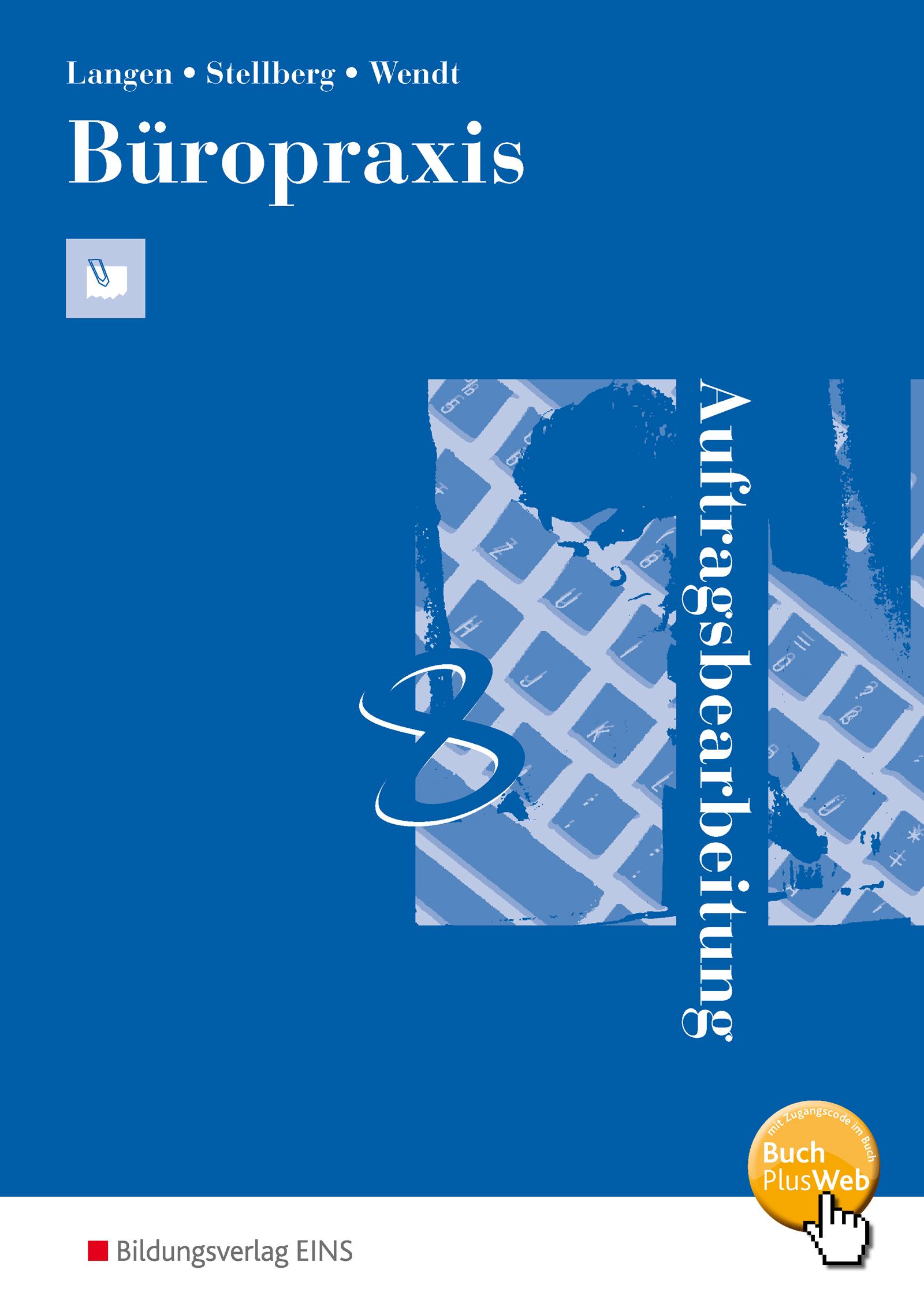 Vorderes Coverbild Büropraxis - Auftragsbearbeitung. Arbeitsbuch