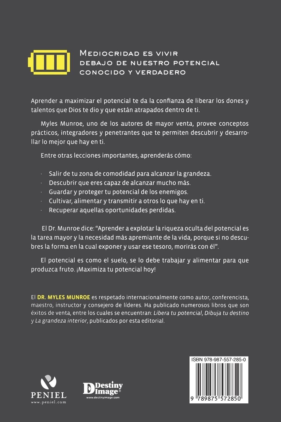 Rückseitencover Maximizing Your Potential (Spanish)