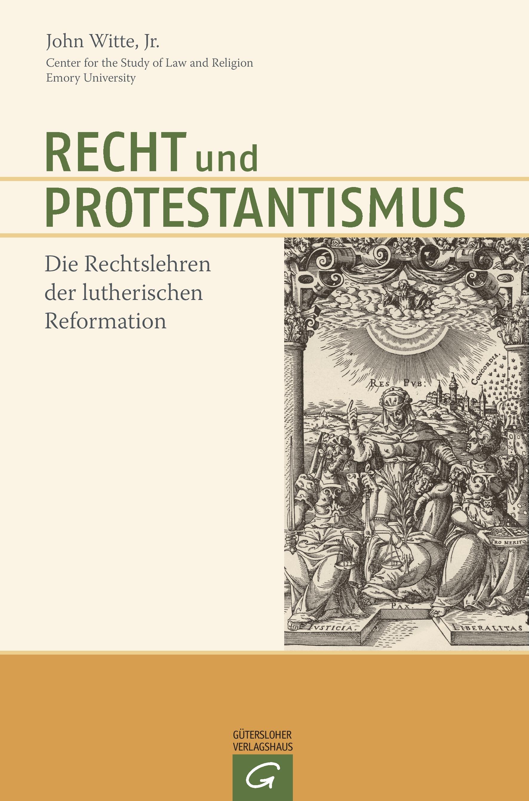 Vorderes Coverbild Recht und Protestantismus