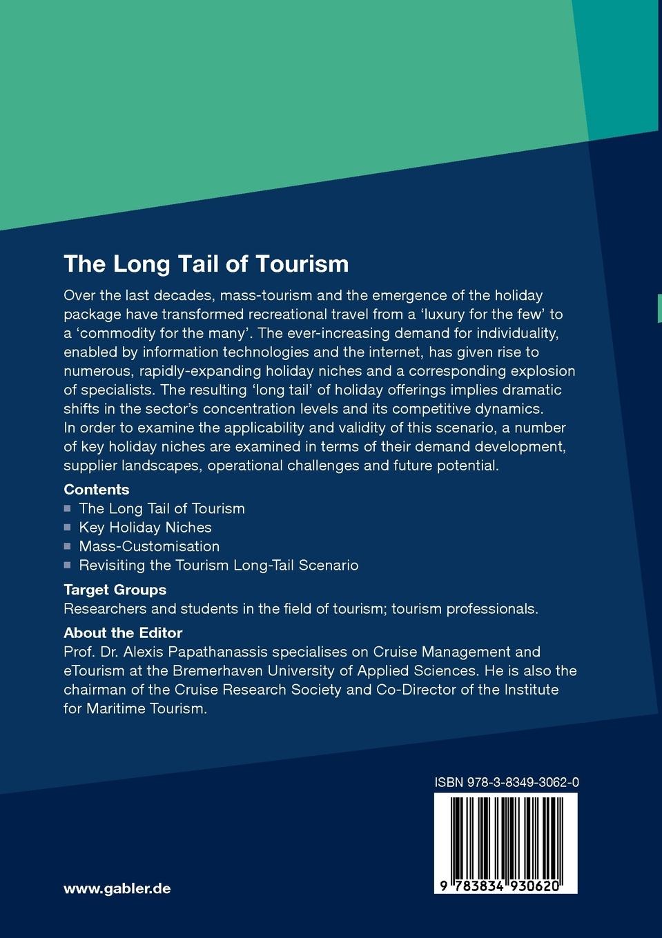 Rückseitencover The Long Tail of Tourism