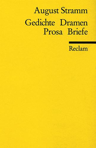 Vorderes Coverbild Gedichte. Dramen. Prosa. Briefe