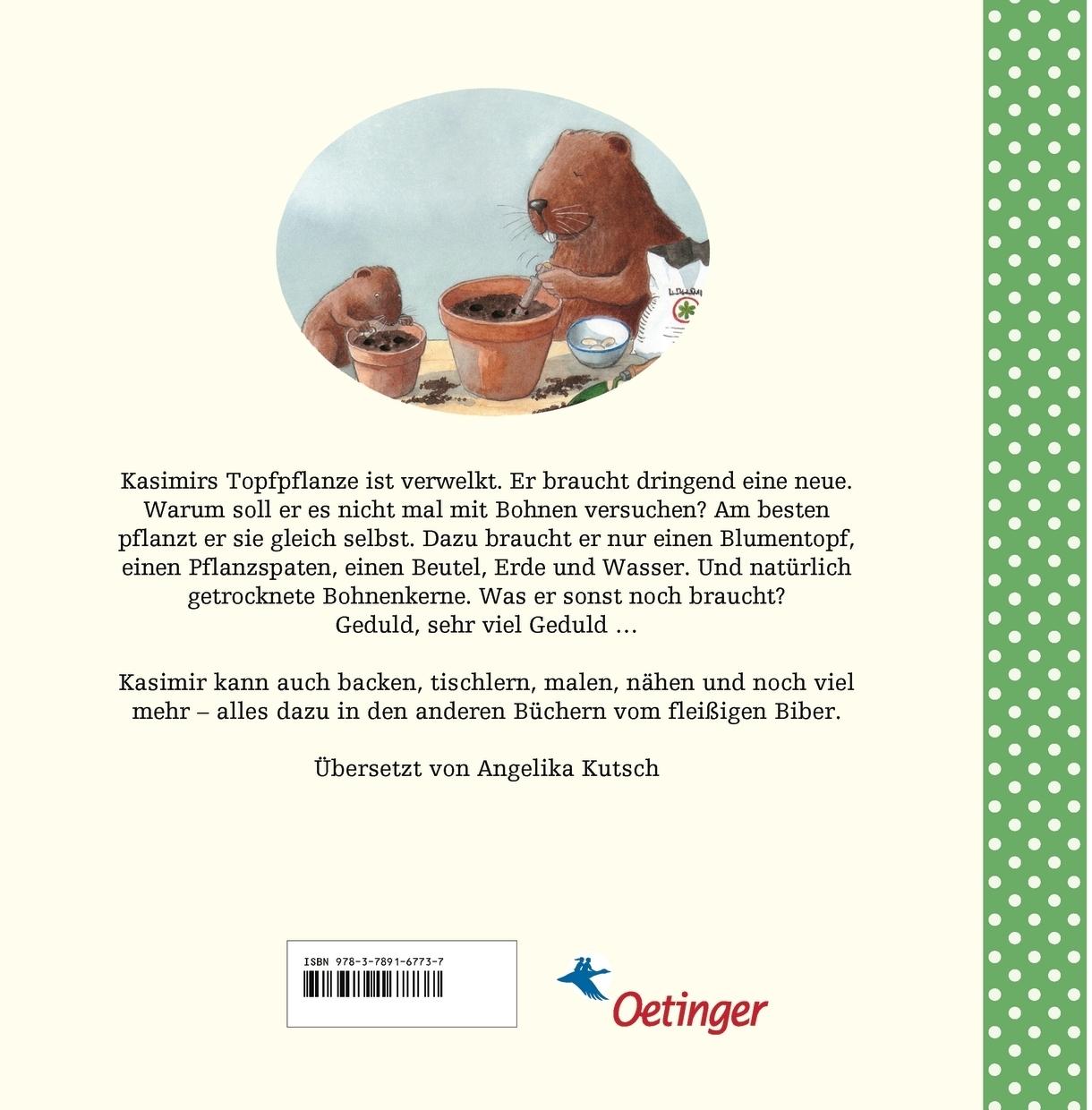 Rückseitencover Kasimir pflanzt weiße Bohnen