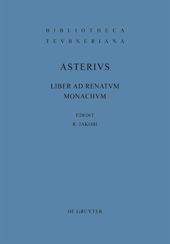 Vorderes Coverbild Liber ad Renatum monachum