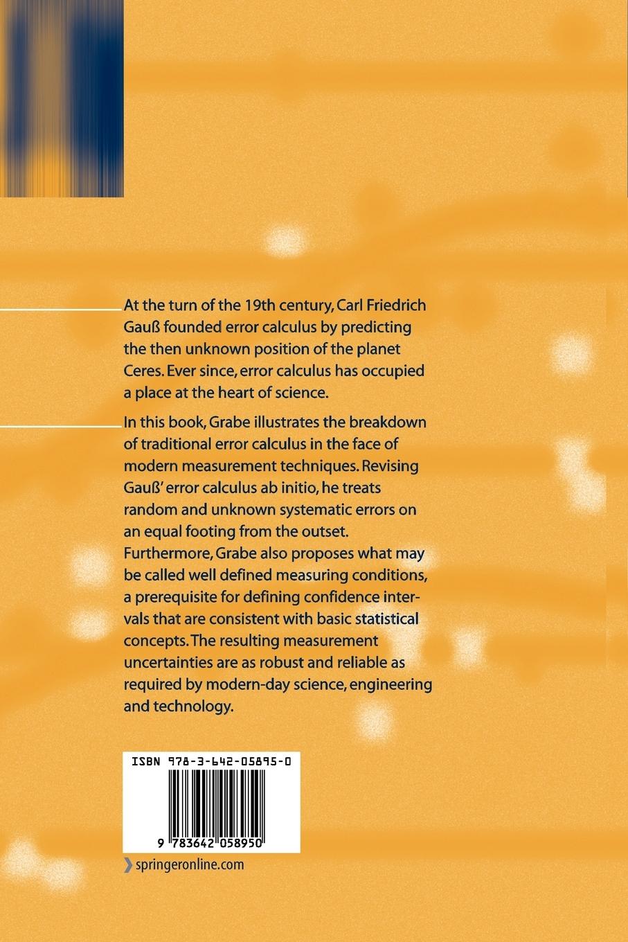 Rückseitencover Measurement Uncertainties in Science and Technology