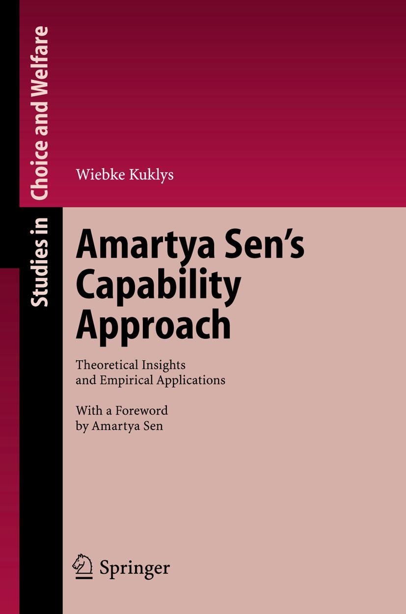 Vorderes Coverbild Amartya Sen's Capability Approach