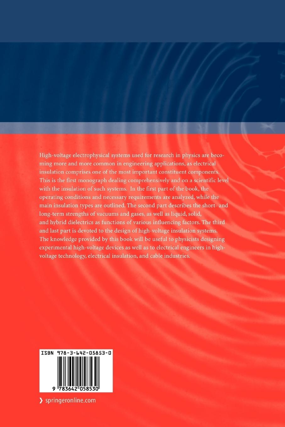 Rückseitencover Insulation of High-Voltage Equipment