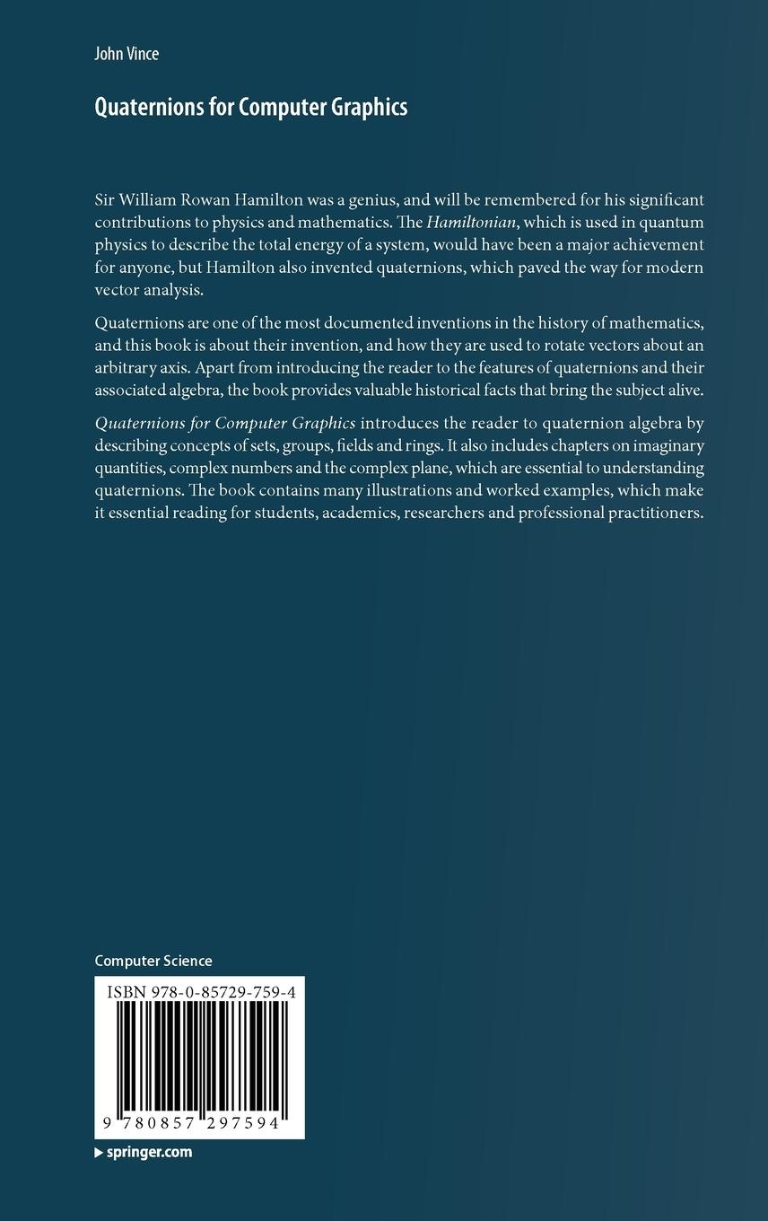Rückseitencover Quaternions for Computer Graphics