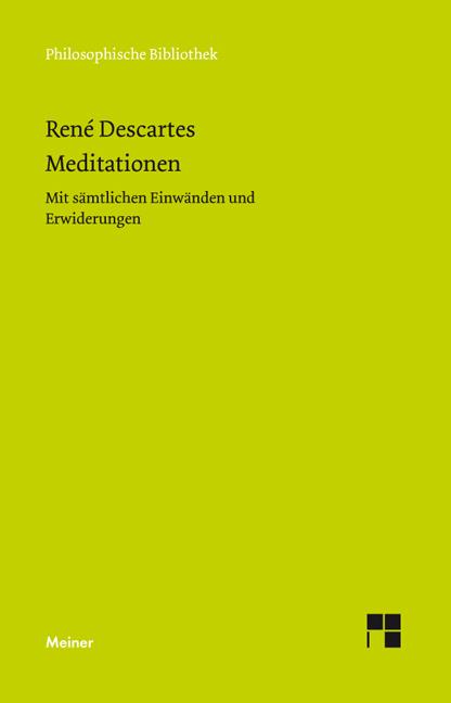 Vorderes Coverbild Meditationen