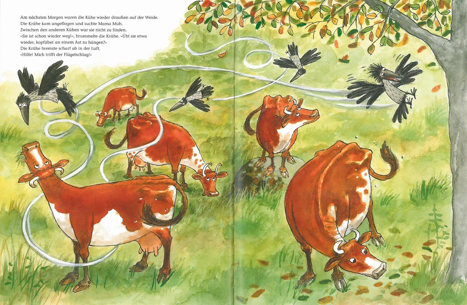 Beispielinhalt (Bild) Mama Muh liest